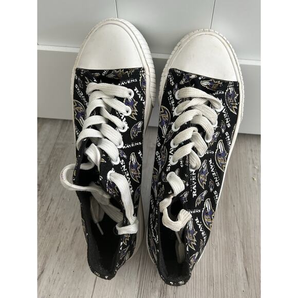 FOCO Women's size 8 NFL Baltimore Ravens. Sneakers- Gym shoes. - Picture 5 of 8